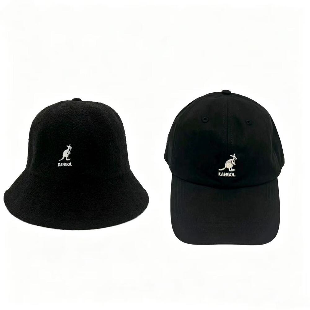 Kangol Hyuna Bucket Hat & K5165HT Adjustable Baseball Cap Unisex Hat Set